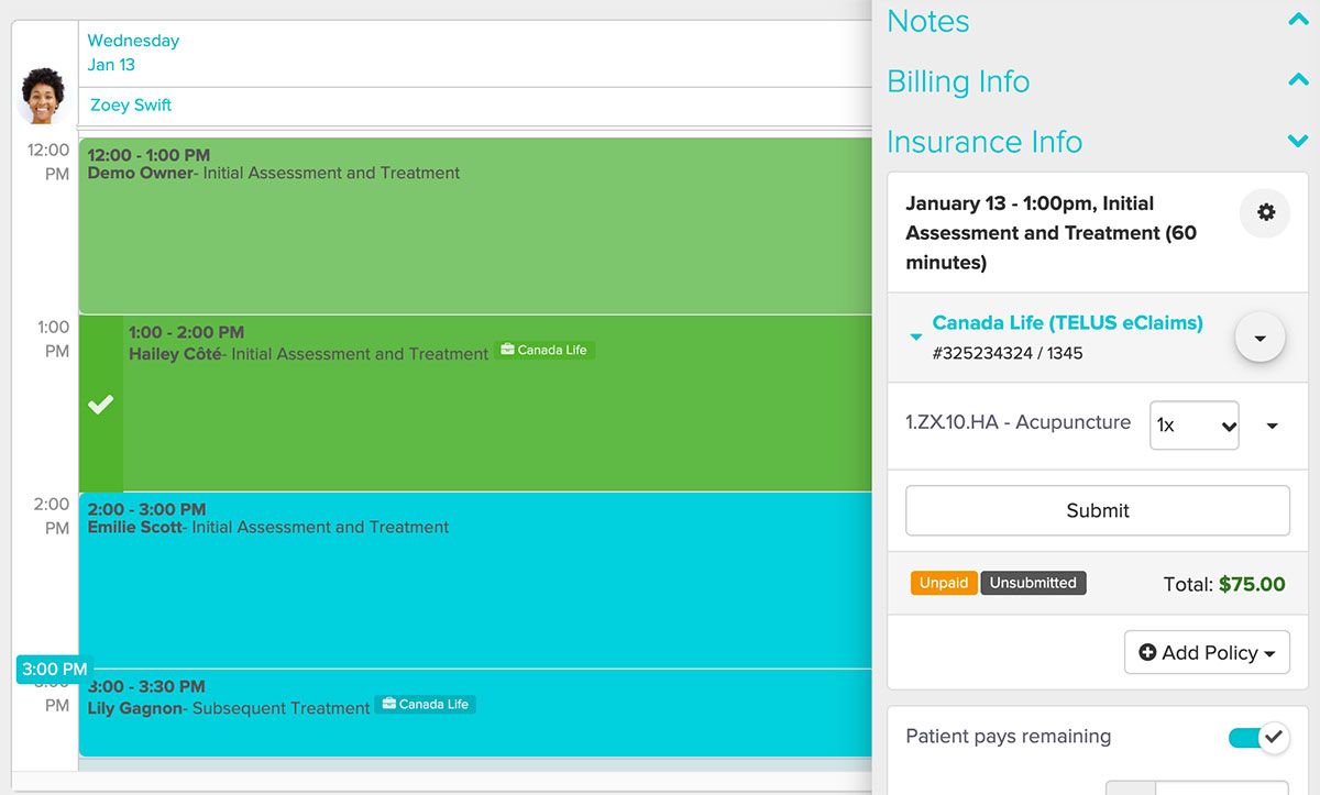 Submit Claims Directly in Jane